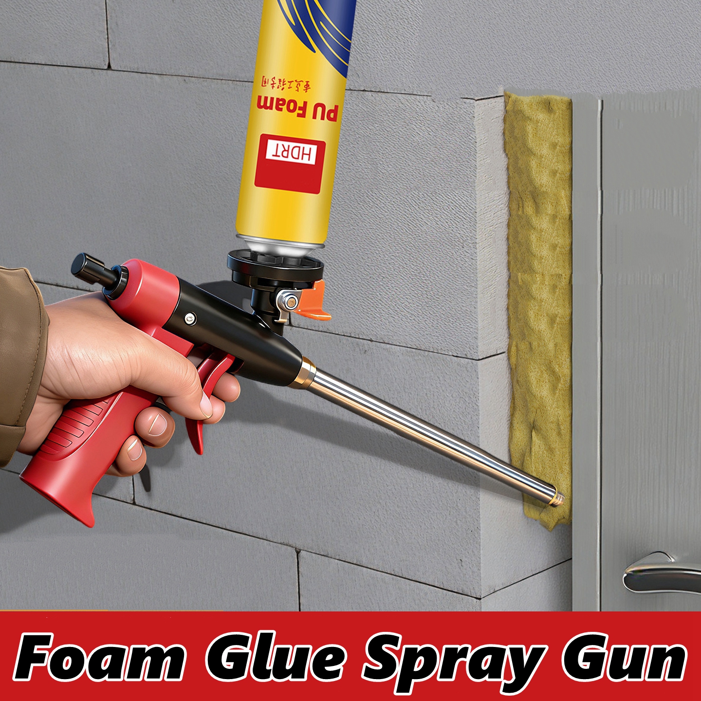 Heat Protectant Spray - Foam Glue Spray Gun PU Spray