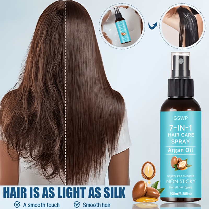 Heat Protectant Spray - GSWP Argan Oil Hair Care Spray,