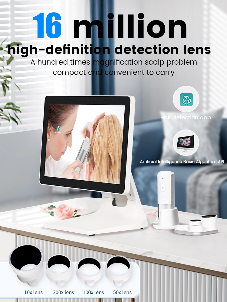 HD Scalp Hair Analyzer Profess - Hair Care In Salon ulasan dan harga