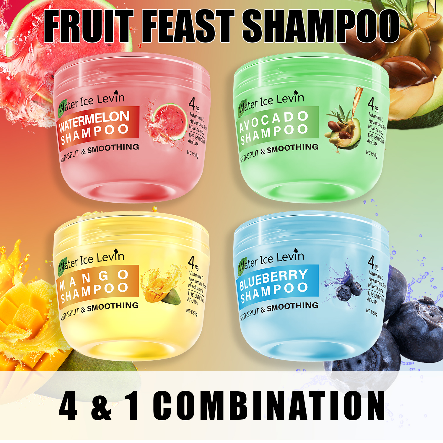 Tropical Fruit Shampoo Set - D - Hair Care For Hair Fall ulasan dan harga