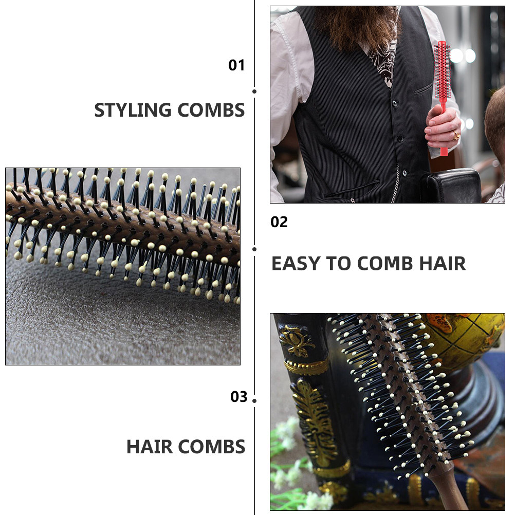 4Pcs Hair Roller Combs Tough H - Hair Care In Salon ulasan dan harga