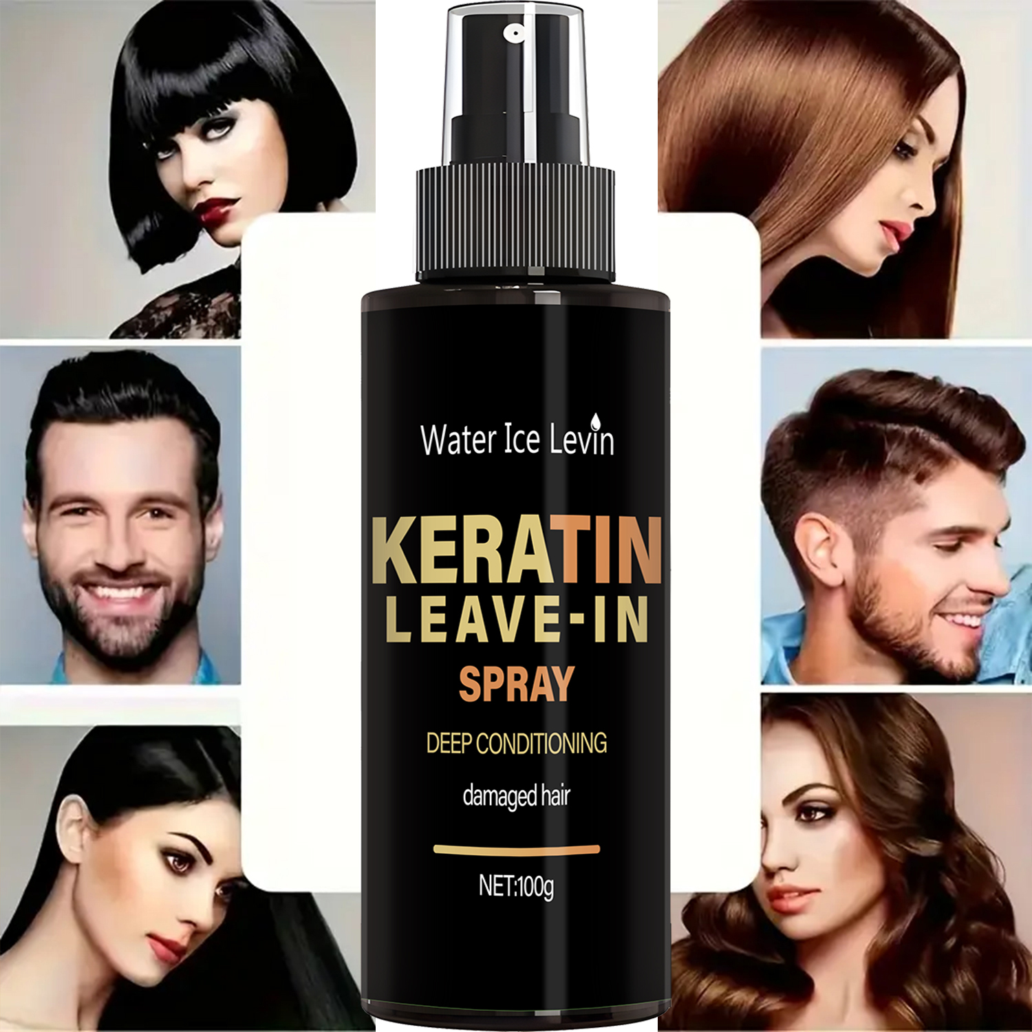 Keratin & Biotin Leave-In Spra - Heat Protectant Spray ulasan dan harga