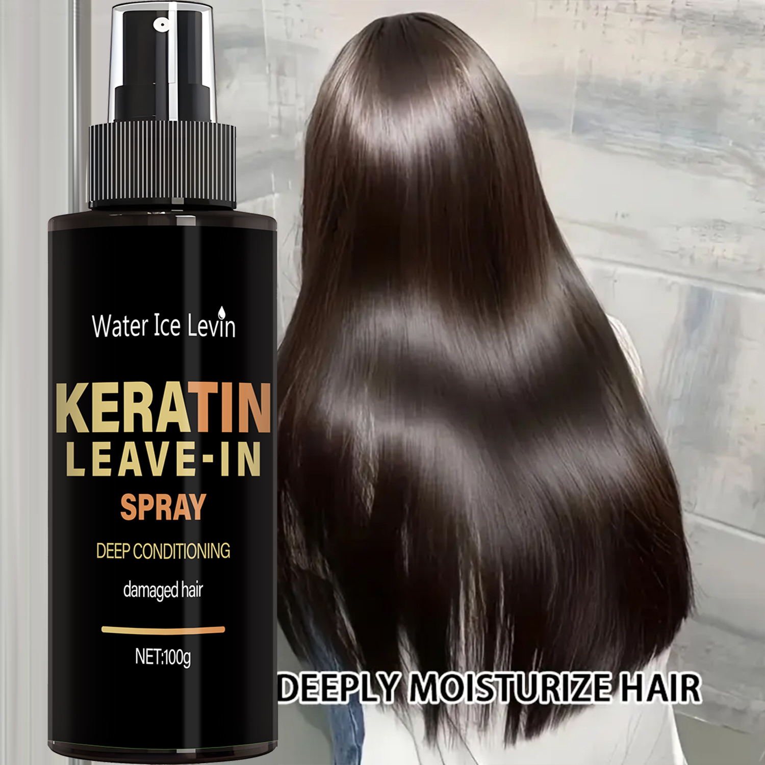 Keratin & Biotin Leave-In Spra - Heat Protectant Spray ulasan dan harga