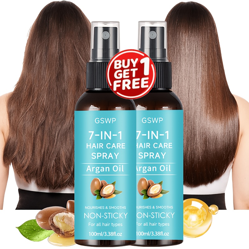 GSWP Argan Oil Hair Care Spray - Heat Protectant Spray ulasan dan harga