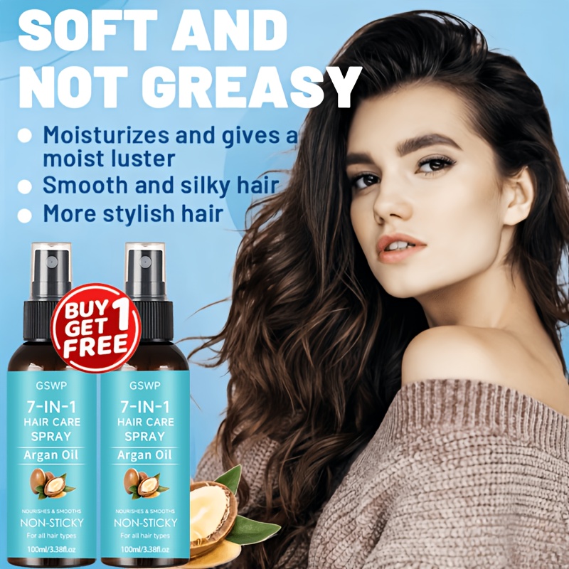 GSWP Argan Oil Hair Care Spray - Heat Protectant Spray ulasan dan harga