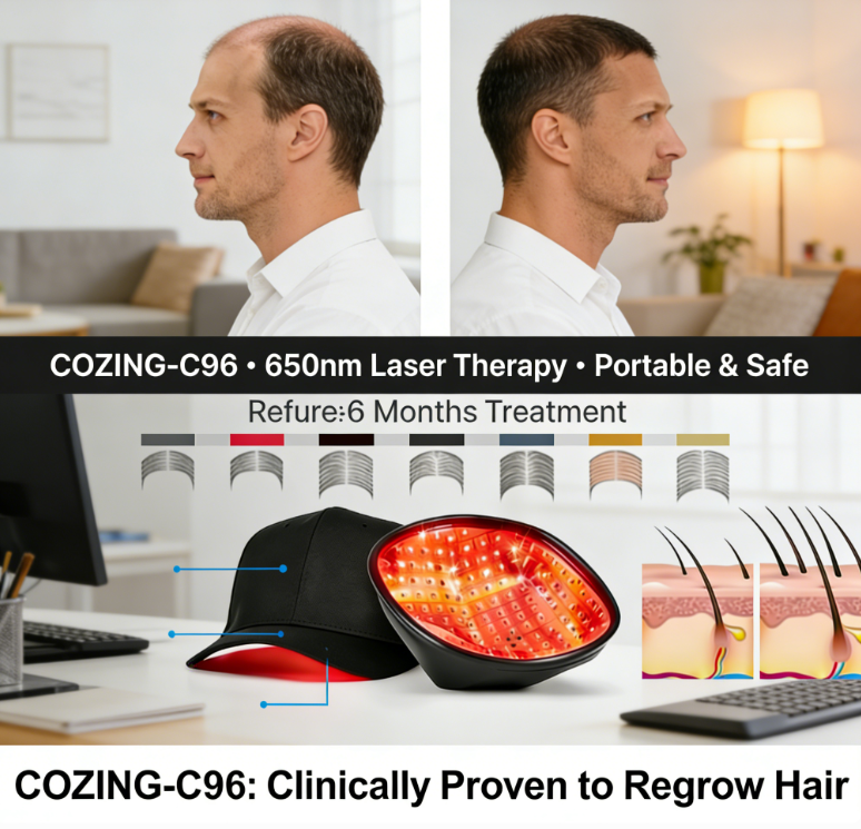 C96 Laser Hair Cap Promote Hai - Hair Care For Hair Fall ulasan dan harga
