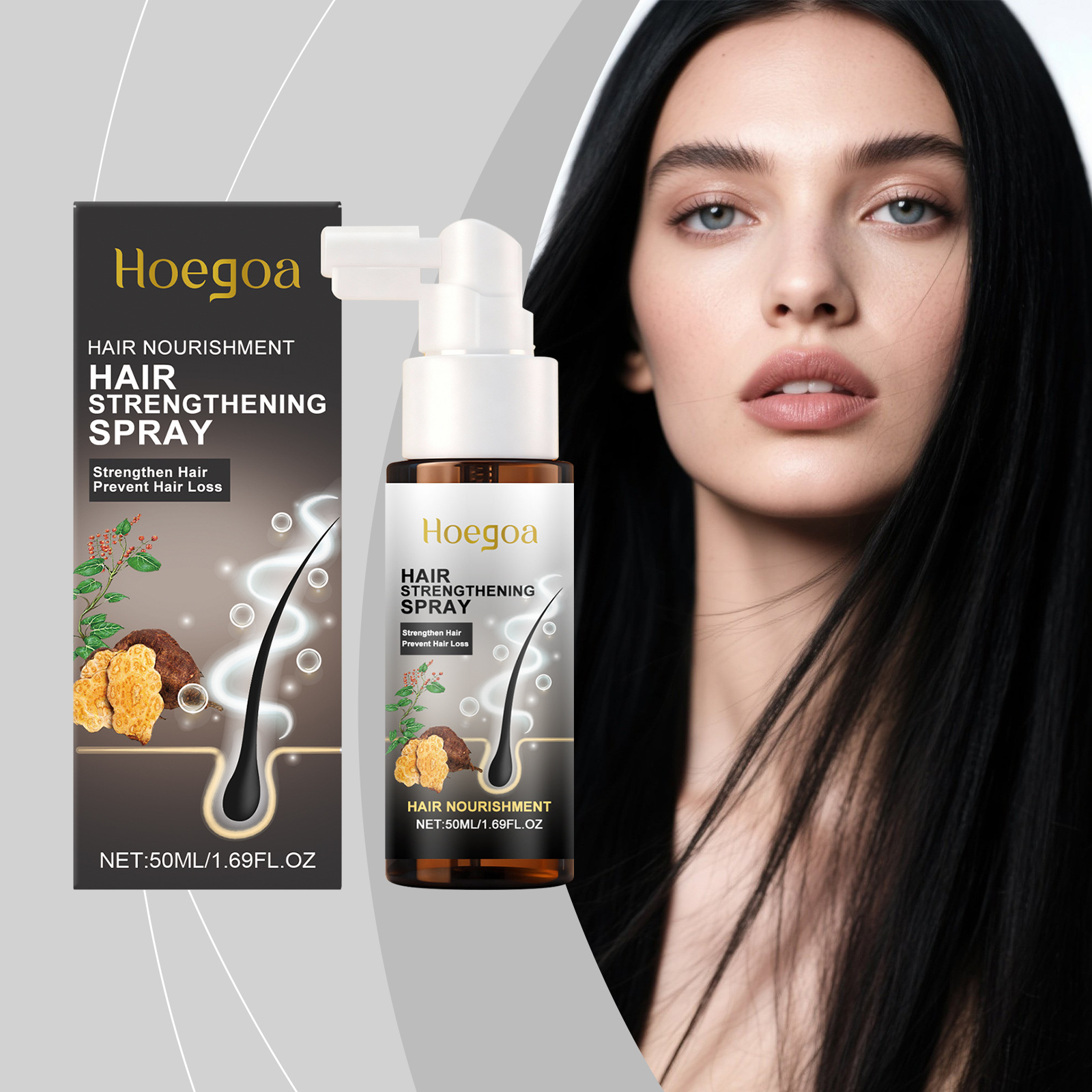 Hoegoa Hair Strengthening Spra - Hair Care For Hair Fall ulasan dan harga