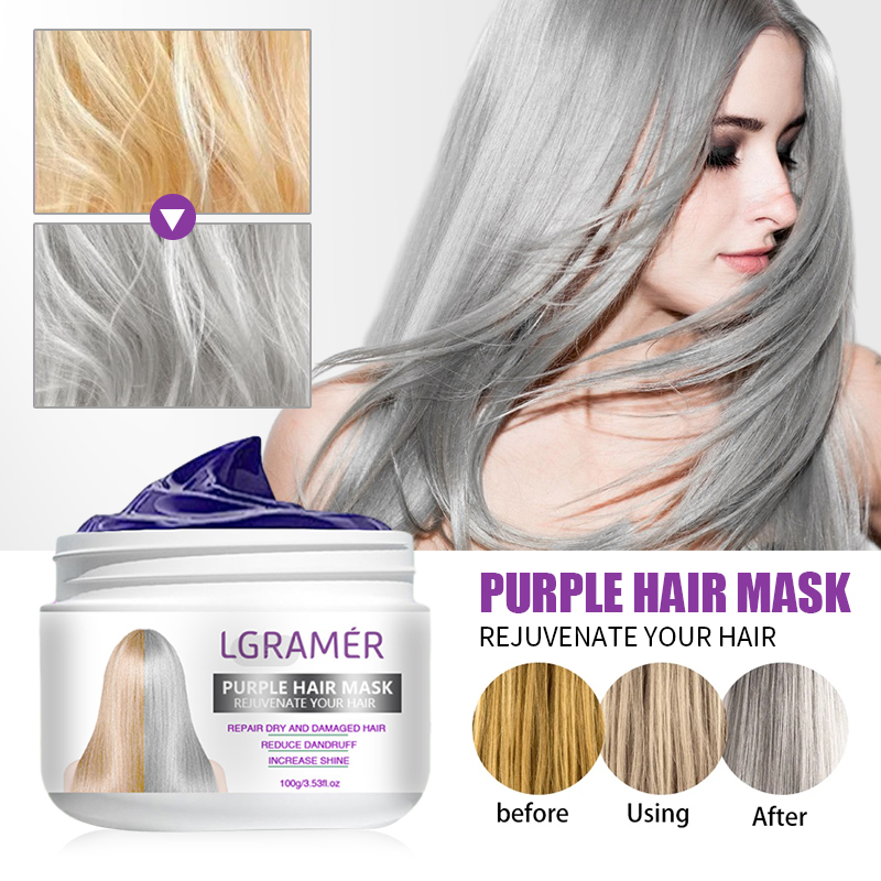 Keratin Purple Hair Mask 100g  - Hair Care Wow ulasan dan harga