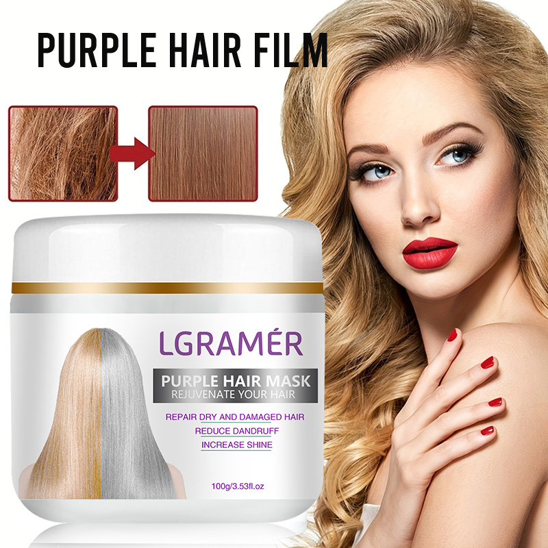 Keratin Purple Hair Mask 100g  - Hair Care Wow ulasan dan harga