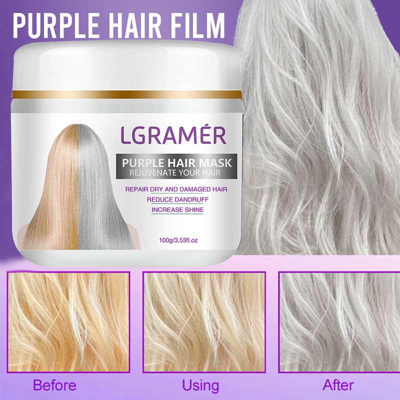 Keratin Purple Hair Mask 100g  - Hair Care Wow ulasan dan harga