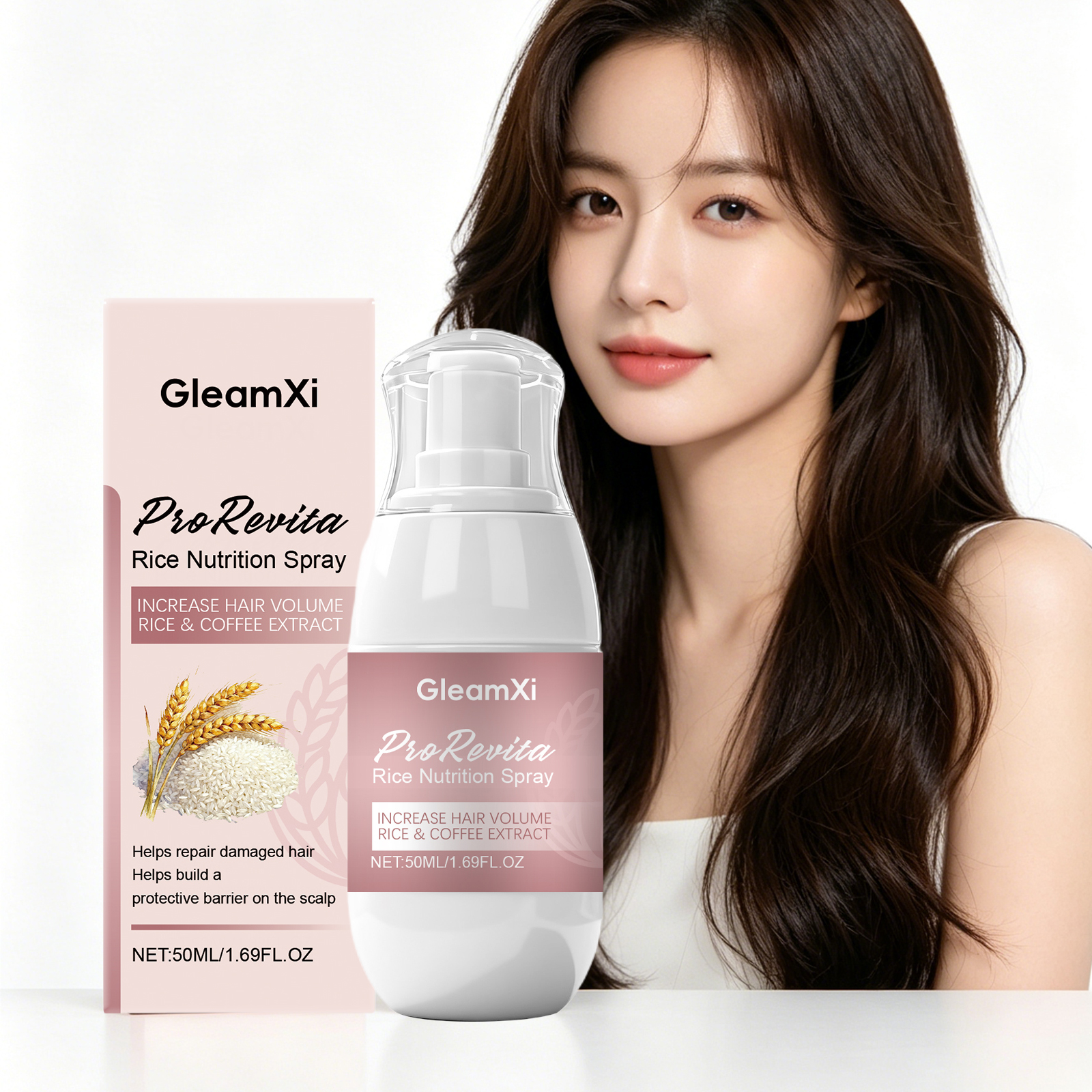 Rice Water Hair Spray Hair Gro - Hair Care For Hair Fall ulasan dan harga