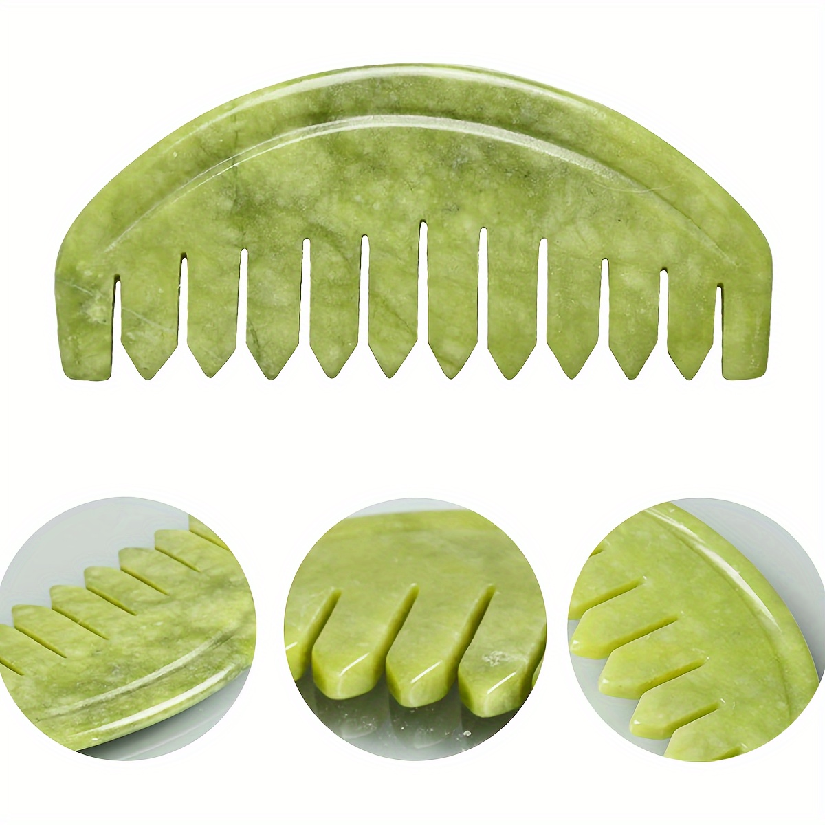 Jade Head Comb Massager Hair C - Hair Care In Salon ulasan dan harga