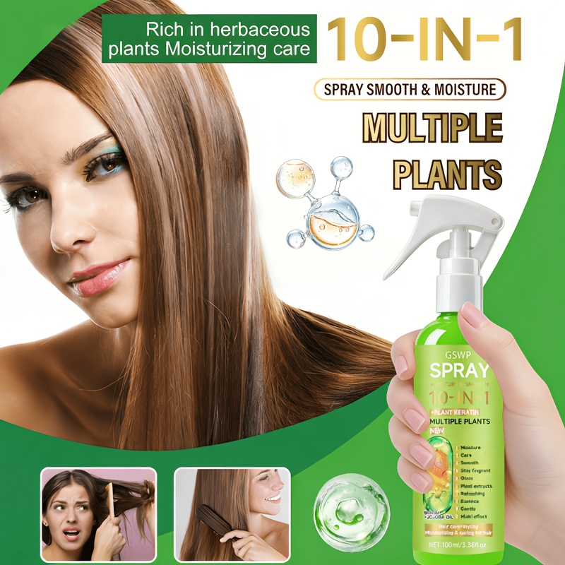 GSWP 10-In-1 Leave-In Hair Spr - Heat Protectant Spray ulasan dan harga