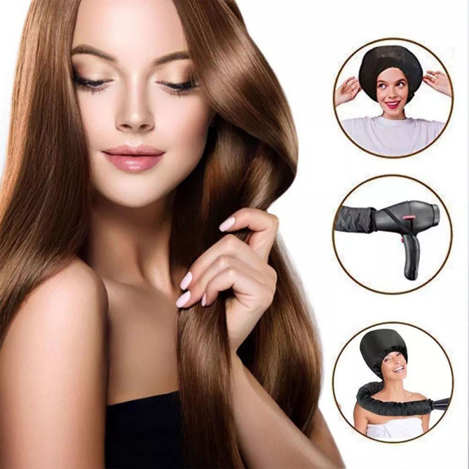 Hair Dryer Steamer Cap Reusabl - Hair Care In Salon ulasan dan harga